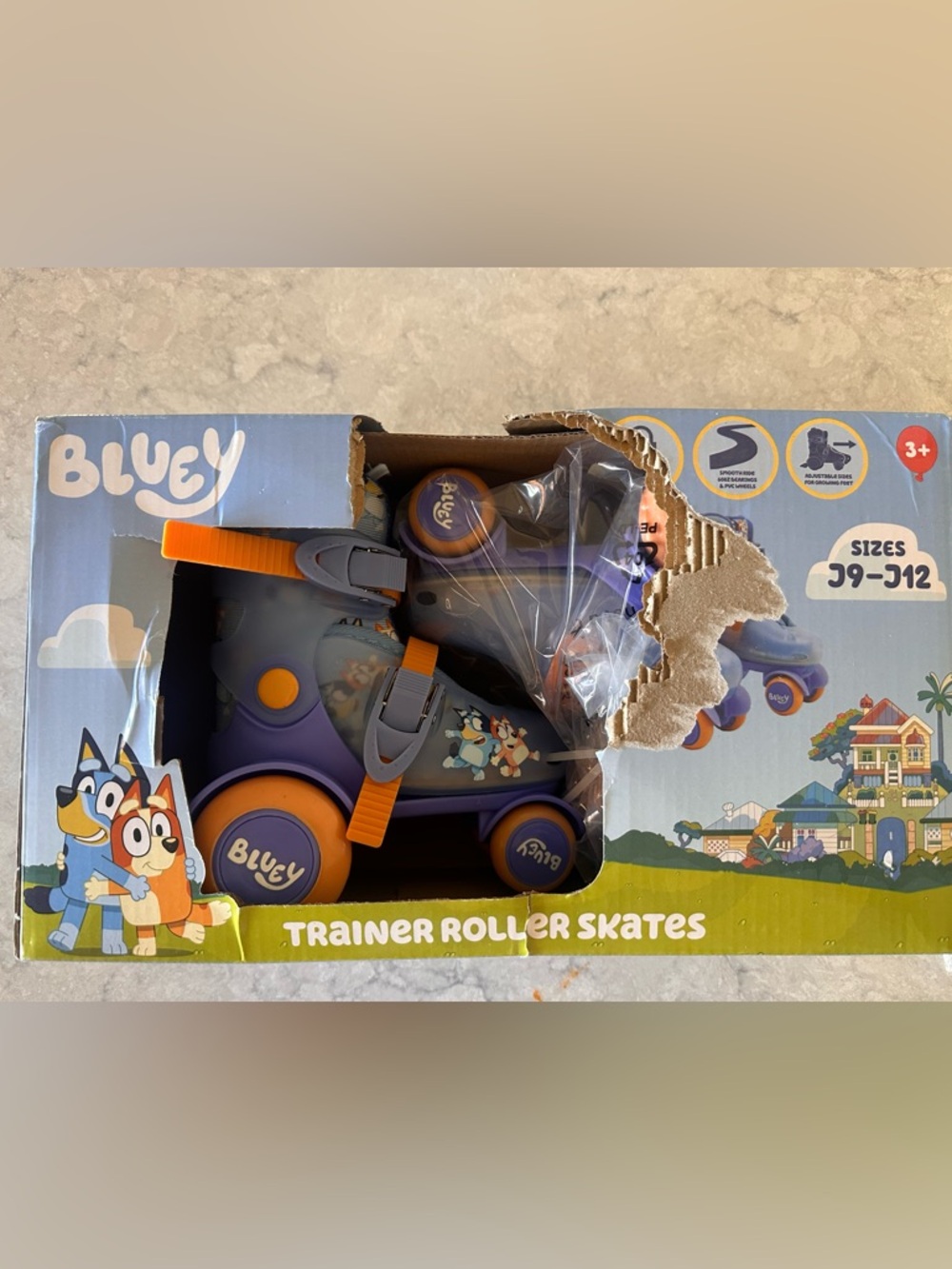 Bluey Kids Adjustable Trainer Roller Skates